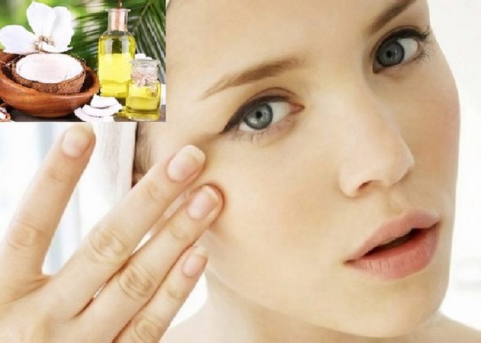 Cách trị thâm quầng mắt bằng dầu Dừa hiệu quả tại nhà