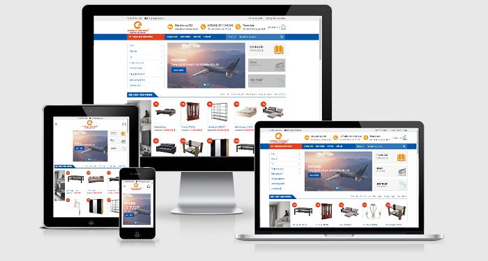 Giao diện Website thân thiện với người dùng