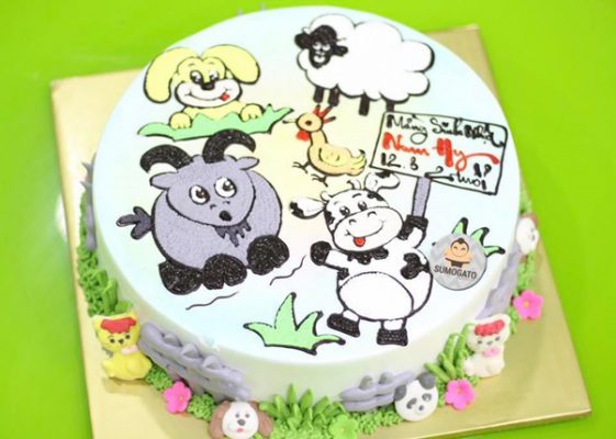 4+ Ý tưởng bánh sinh nhật hình các con vật siêu ngộ nghĩnh