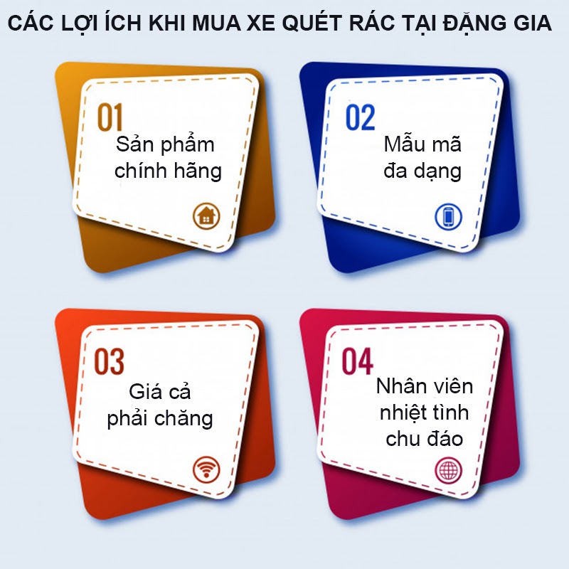 Đặng Gia - Địa chỉ tin cậy số 1 chọn mua xe quét rác công nghiệp