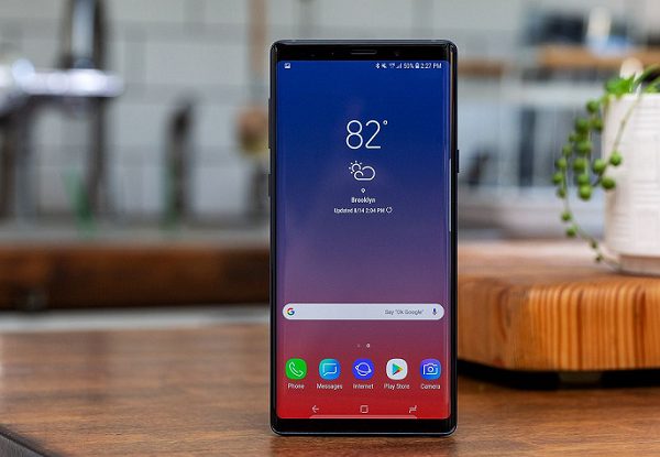 Màn hình Samsung Note 9 bị sọc ngang khắc phục thế nào