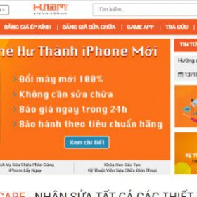 Những lý do nên sửa điện thoại tại Hcare