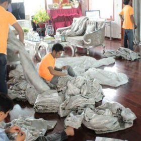 Dịch vụ giặt rèm cửa giao nhận tận nơi