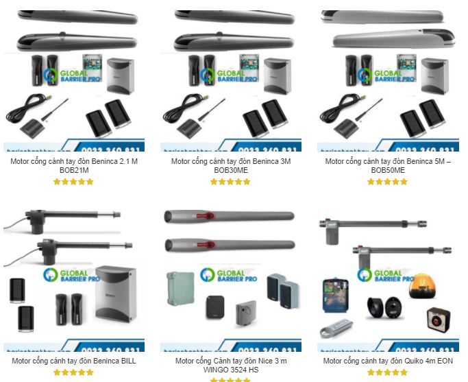Báo giá motor cổng cánh tay đòn mới nhất và chi tiết nhất