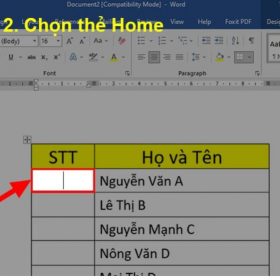 Hướng dẫn chi tiết về cách đánh số thứ tự trong word đơn giản