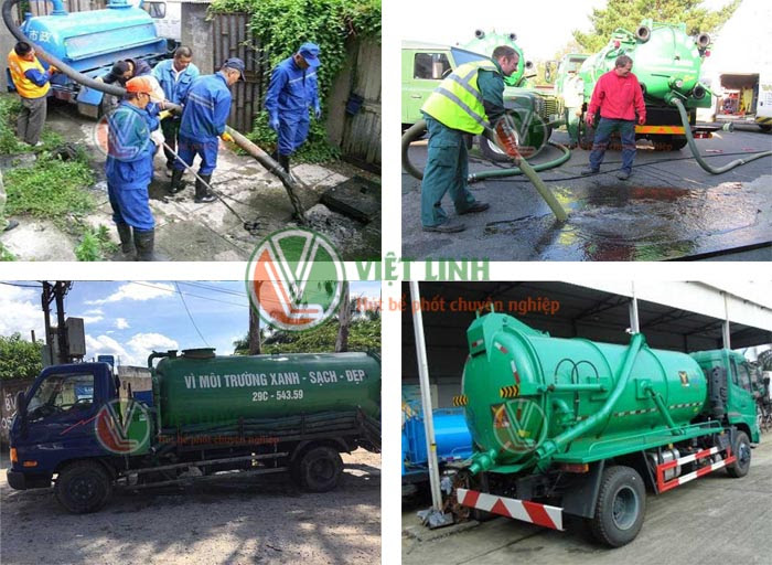 Dịch vụ hút bể phốt Việt Linh uy tín số 1 Hà Nội