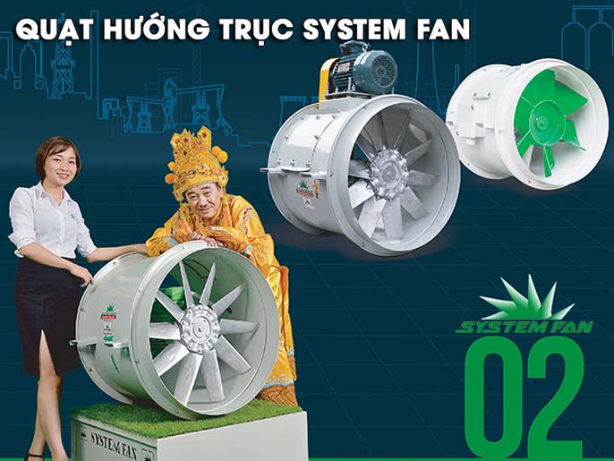 System Fan - Thương hiệu quạt công nghiệp số 1 thị trường