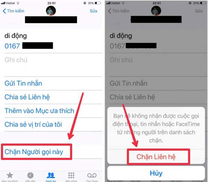 Những cách chặn số điện thoại ngoài danh bạ dành cho dòng điện thoại iPhone
