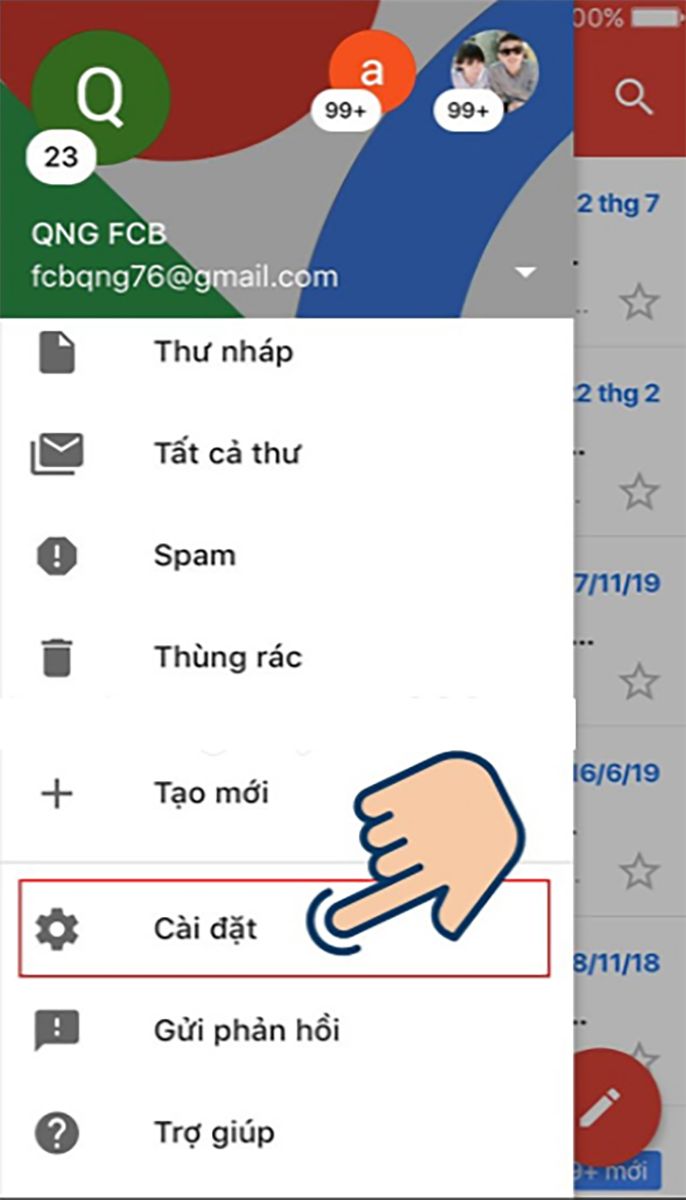 Hướng dẫn cách đổi tên gmail trên điện thoại nhanh chóng