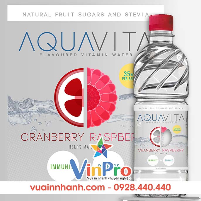 In Tem Dán Chai Nhựa Đẹp, Số Lượng Ít 