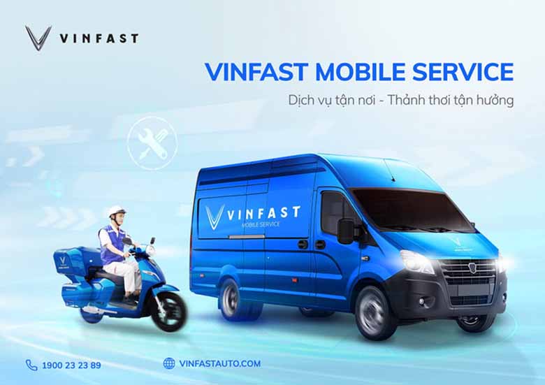 VinFast tiên phong trong dịch vụ sửa chữa lưu động Mobile Service