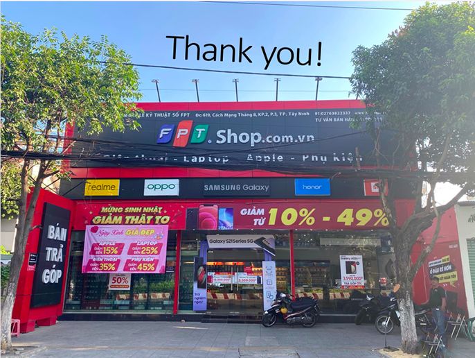 Top 5 cửa hàng bán điện thoại tại Tây Ninh
