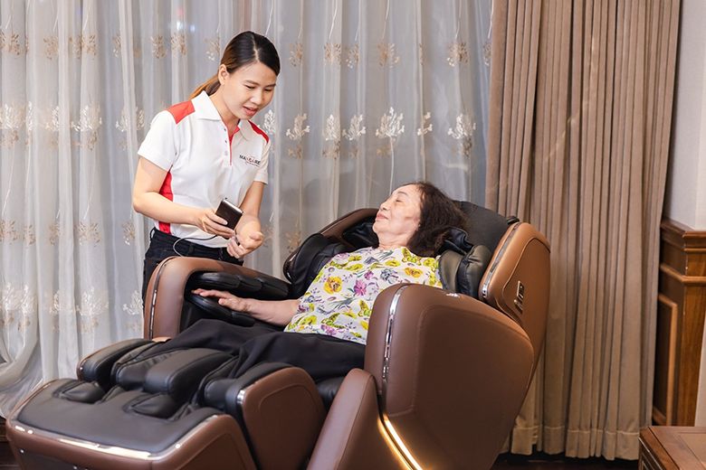 Trải nghiệm tuyệt vời khi mua ghế massage tại MaxCare Home 