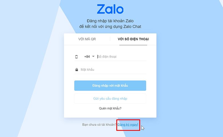 Hướng dẫn đăng nhập Zalo web 