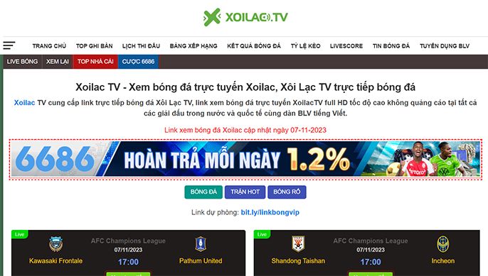 Xoilac TV (hetgia.com) - Kênh trực tiếp bóng đá với hàng loạt các ưu điểm vượt trội