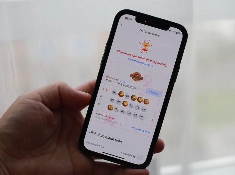 Thử vận may qua hình thức xổ số vietlott online