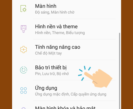  vào Bảo trì thiết bị