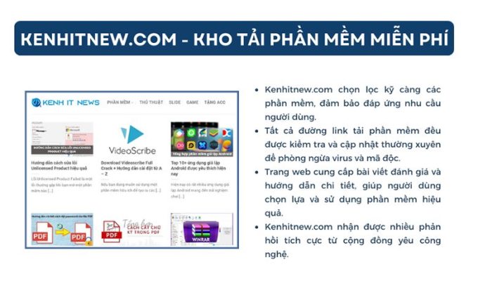 Kênh IT New - Trang chia sẻ kiến thức phần mềm miễn phí