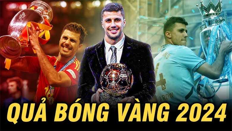 Rodri là ai? Tân Quả bóng vàng 2024 và Chặng Đường Vinh Quang