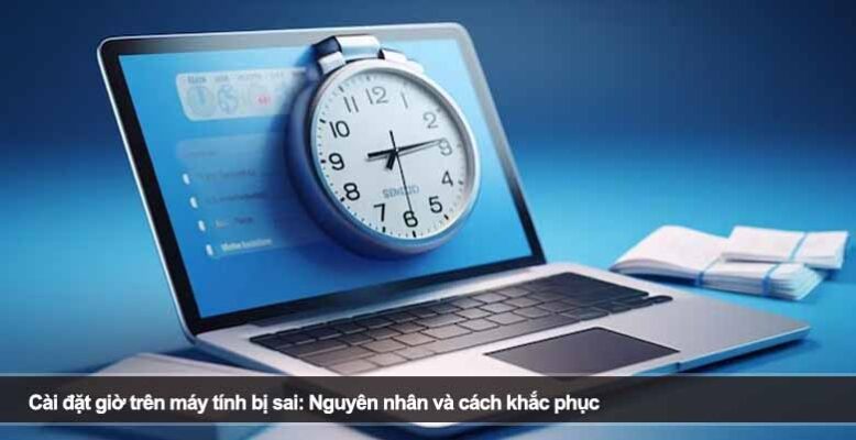 Cài đặt giờ trên máy tính bị sai: Nguyên nhân và cách khắc phục