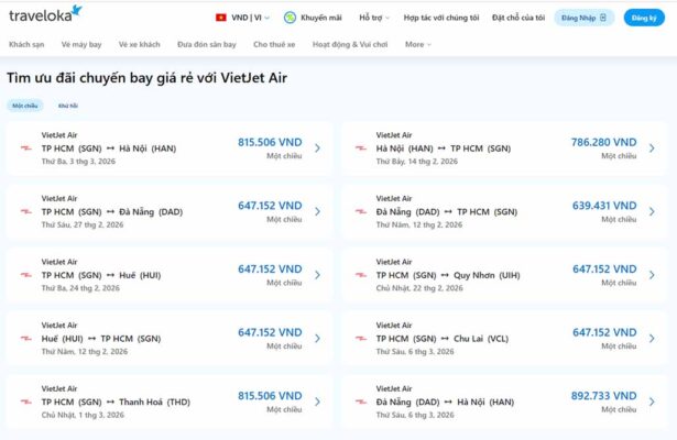 Kinh nghiệm săn vé máy bay Tết VietJet tiết kiệm chi phí